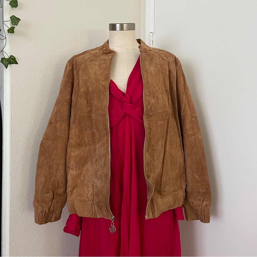 dennis basso Brown Suede Women's Jacket